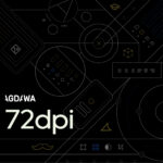 A decorative hero image with the words AGDAWA and 72dpi written on it.